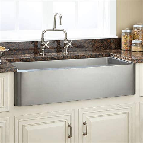 retrofit farm sink stainless steel for 33 cabinet|33 inch stainless farm sink.